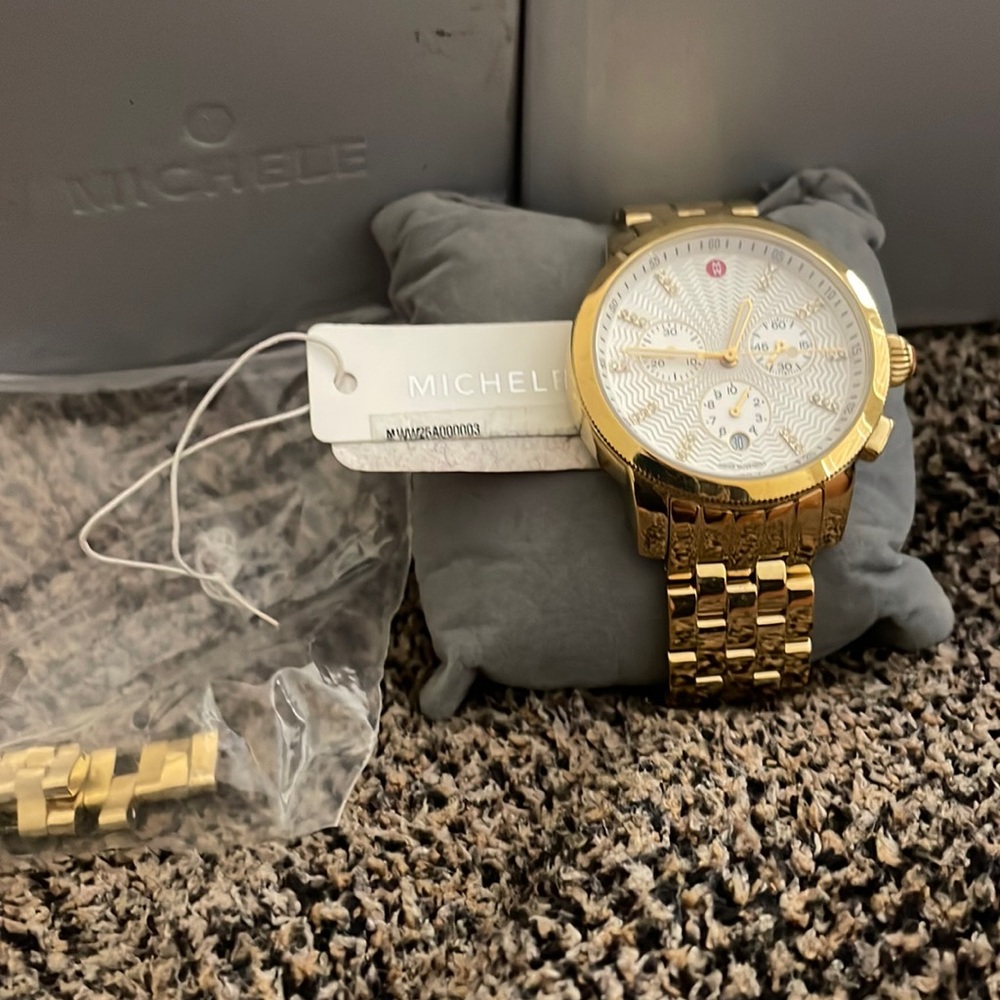 Michele Gold watch women’s